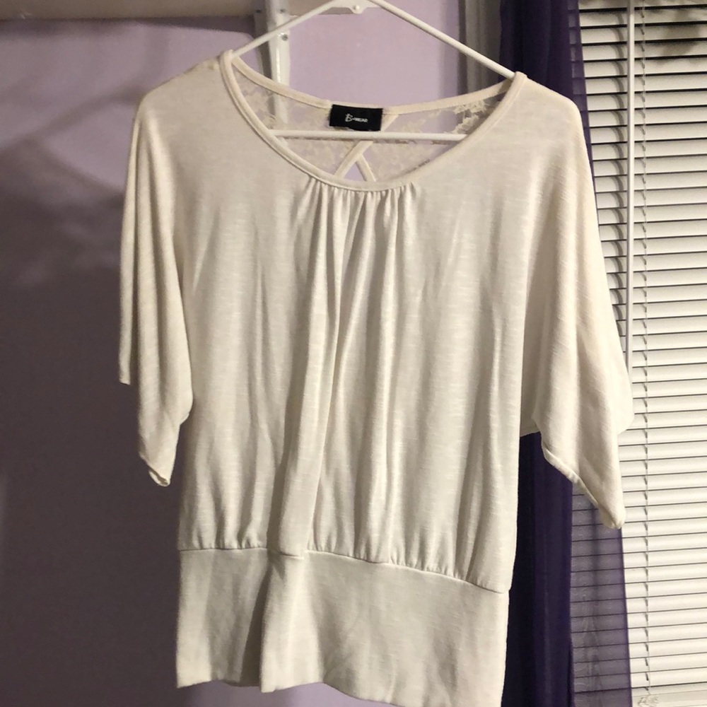 White sweater shirt sleeve